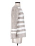 Pink Clover 100% Polyester Stripes Silver Pullover Sweater Size XS - photo 4