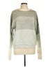 Free People Color Block Green Pullover Sweater Size L - photo 1