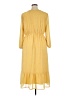 dip 100% Polyester Yellow Casual Dress Size XL - photo 2