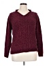 Karen Scott Tweed Burgundy Pullover Sweater Size XL - photo 1