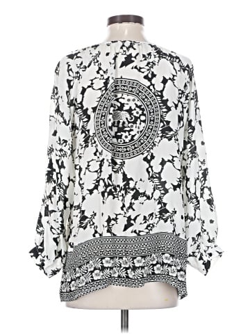 Tolani 3/4 Sleeve Silk Top (view 2)