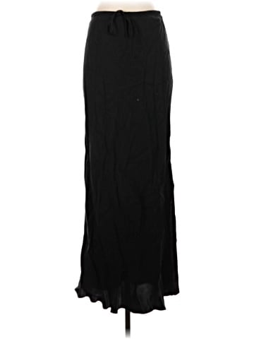 Madewell Tie-Waist Maxi Slip Skirt in Cupro Blend (view 1)