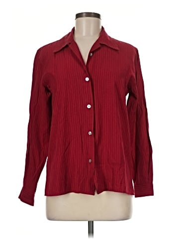 DressBarn Long Sleeve Button-Down Shirt (view 1)