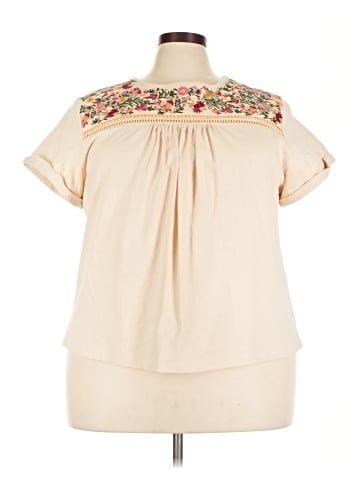 One World Short Sleeve Blouse (view 1)