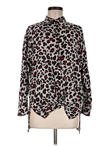 Zara Basic Long Sleeve Blouse (view 1)