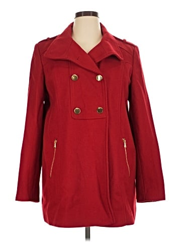 Guess Jeans Wool Coat (view 1)