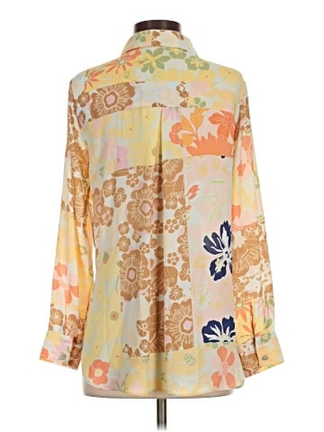 Rose + Olive Long Sleeve Blouse (view 2)