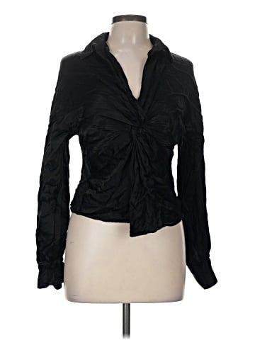 Topshop Long Sleeve Blouse (view 1)