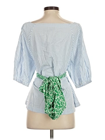 Tanya Taylor 3/4 Sleeve Blouse (view 2)