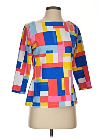 J. McLaughlin 3/4 Sleeve T-Shirt (view 1)