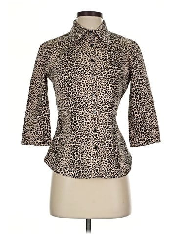 VERTIGO 3/4 Sleeve Button-Down Shirt (view 1)