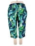 Catherines Tropical Green Active Pants Size 26W - photo 2