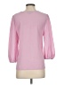 ModCloth 100% Polyester Pink 3/4 Sleeve Blouse Size S - photo 2