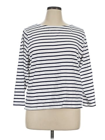 J.Crew Factory Store 3/4 Sleeve T-Shirt (view 1)