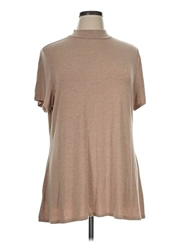 H By Halston Short Sleeve Turtleneck (view 1)