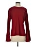FRAME Burgundy Long Sleeve Top Size S - photo 1