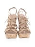 Charlotte Russe Tan Wedges Size 8 - photo 2