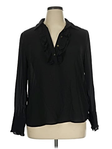 MICHAEL Michael Kors Long Sleeve Blouse (view 1)