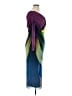 AFRM Graphic Purple Cocktail Dress Size XL - photo 4