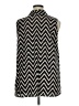 Poema 100% Polyester Chevron-herringbone Black Sleeveless Blouse Size 1XL/1X - photo 2
