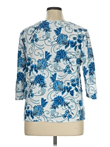 Chico's 3/4 Sleeve T-Shirt (view 2)