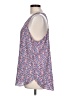 Ann Taylor LOFT 100% Polyester Blue Sleeveless Top Size L - photo 5