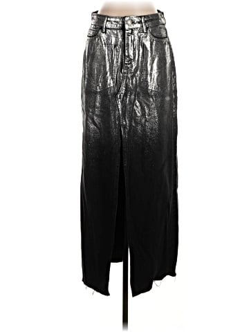 Zara Faux Leather Skirt (view 1)