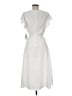DKNY 100% Polyester White Casual Dress Size 6 - photo 2