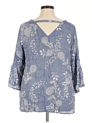 Como Vintage 3/4 Sleeve Blouse (view 2)