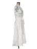 DKNY 100% Polyester White Casual Dress Size 6 - photo 5