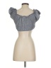 Reformation Gray Short Sleeve Top Size XS - photo 2