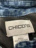 Chico's Paisley Blue Denim Jacket Size XL (3) - photo 3