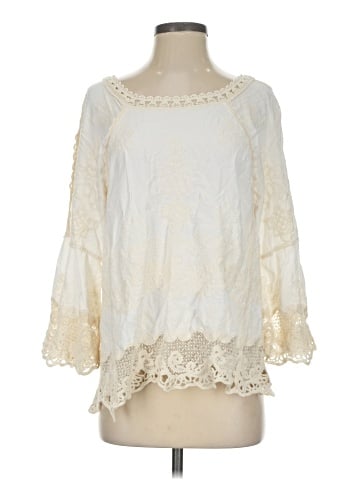 Democracy 3/4 Sleeve Blouse (view 1)