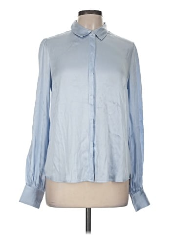 Generation Love Long Sleeve Silk Top (view 1)