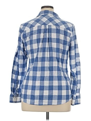 J.Crew Factory Store Long Sleeve Button-Down Shirt (view 2)