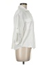 Rose + Olive Ivory 3/4 Sleeve Button-Down Shirt Size M - photo 4