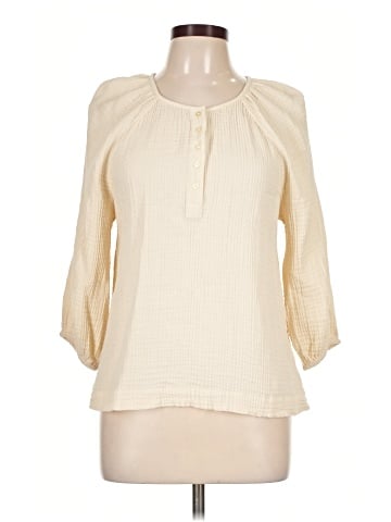 Ann Taylor LOFT 3/4 Sleeve T-Shirt (view 1)