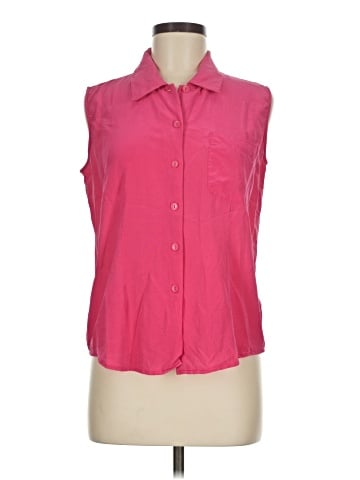 Jaclyn Smith Sleeveless Silk Top (view 1)