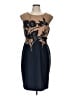 Connected Apparel Brown Cocktail Dress Size 10 (petite) - photo 1