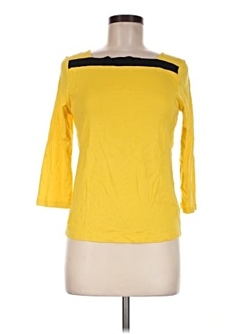 Lauren by Ralph Lauren 3/4 Sleeve T-Shirt (view 1)