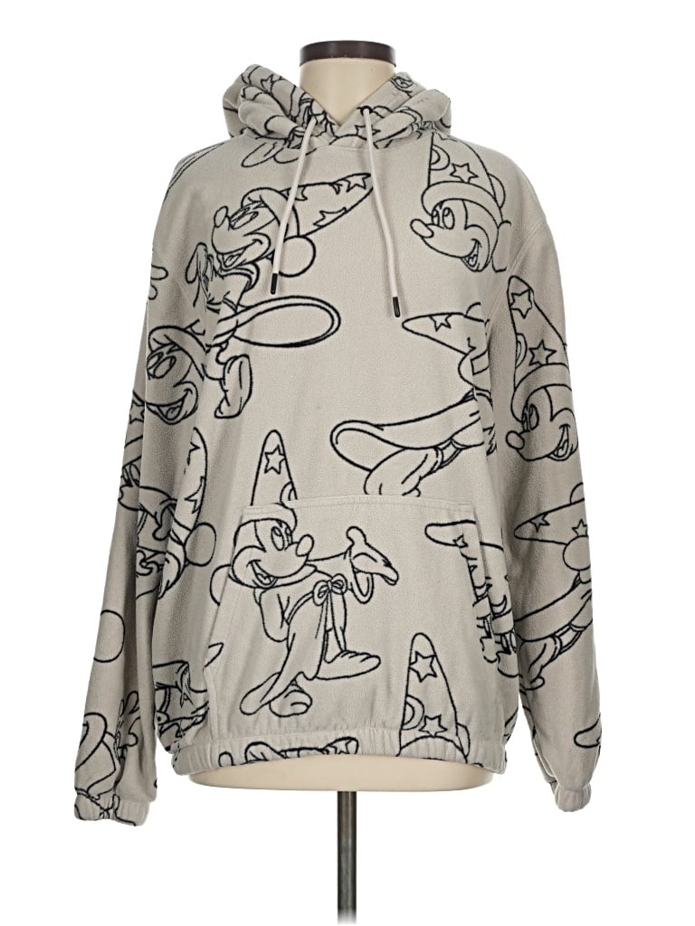 Pre-owned Disney Pullover Hoodie In Silver