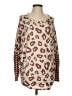 24/7 Maurices Animal Print Brown Pullover Sweater Size S - photo 1