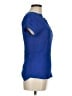 Mine Blue Short Sleeve Blouse Size M - photo 4