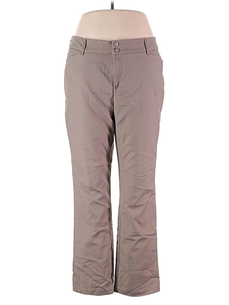 Pre-owned Lee Casual Pants In Gray