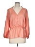 J.Crew 100% Polyester Orange 3/4 Sleeve Blouse Size 12 (tall) - photo 1