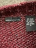 Moda International Metallic Burgundy Pullover Sweater Size M - photo 7