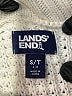 Lands' End Stripes White Turtleneck Sweater Size S (tall) - photo 7