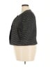 Talbots 100% Cotton Stripes Black Blazer Size 18 Petite - photo 5