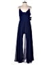 MSK 100% Polyester Blue Jumpsuit Size M - photo 1