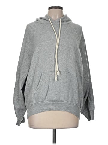 Madewell Heathered Terry Relaxed Raglan-Sleeve Sweatshirt (view 1)